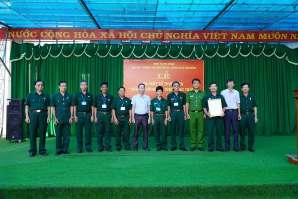 Phú Riềng: Hội Cựu chiến binh tích cực tham gia giữ gìn an ninh trật tự