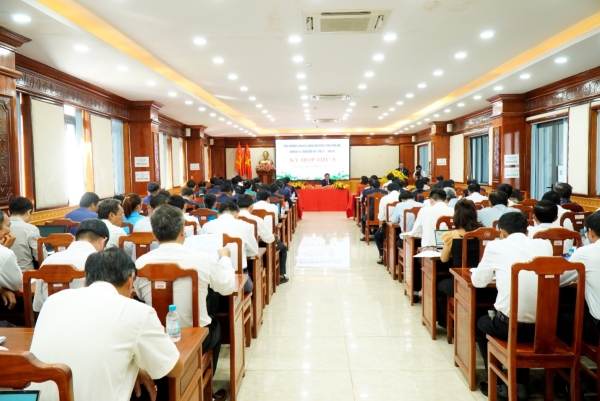 HĐND huyện Phú Riềng tổ chức khai mạc kỳ họp thứ 8, khóa II, nhiệm kỳ 2021 – 2026