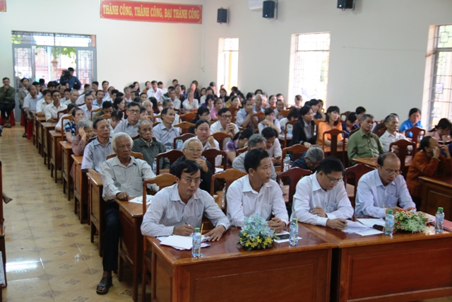 Hội nghị Tổng kết công tác Đảng bộ xã Phú Riềng năm 2016.