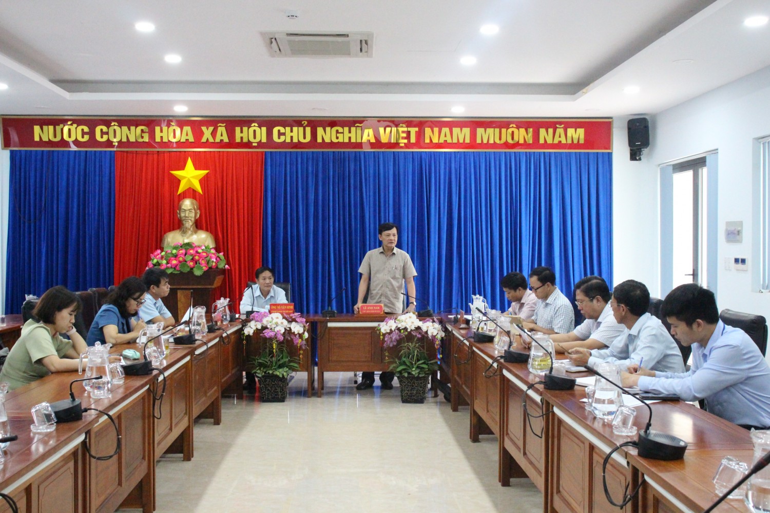 Công bố quyết định thanh - kiểm tra của Sở Kế hoạch và Đầu tư tại huyện Phú Riềng.