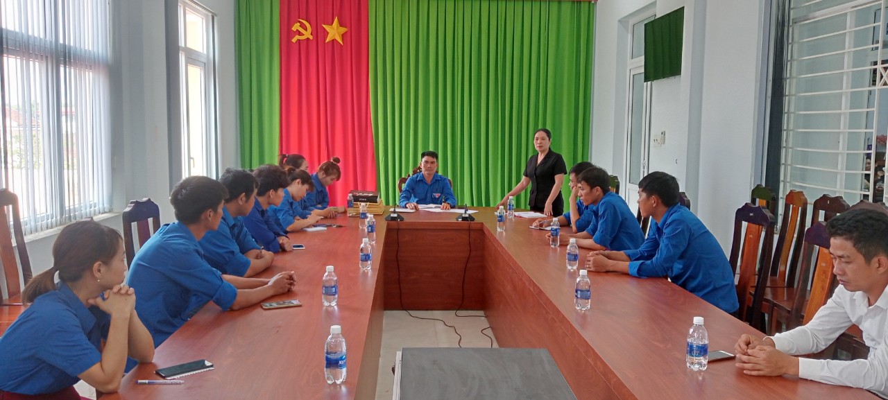 Đoàn thanh niên xã Long Bình bầu bổ sung chức danh Phó bí thư