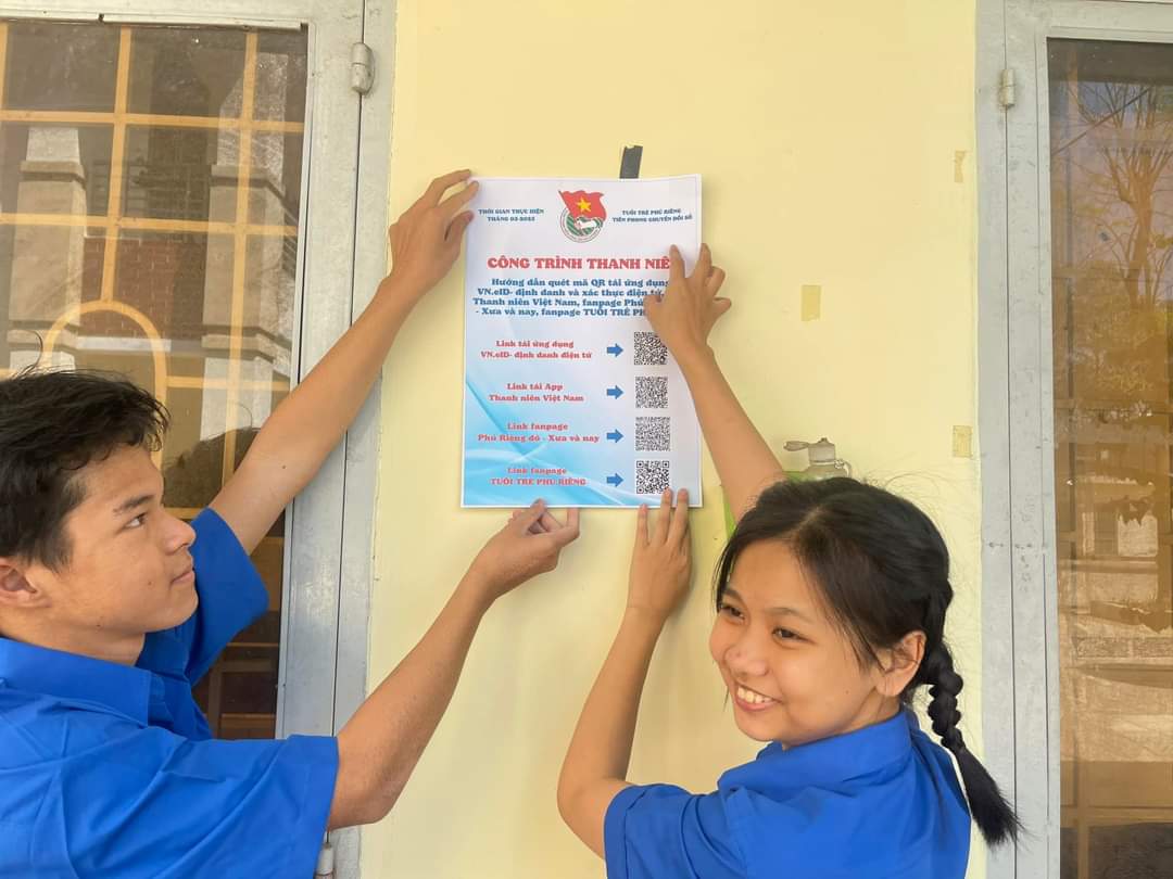Đoàn xã Phú Riềng triển khai nhiều hoạt động hưởng ứng Tháng Thanh niên