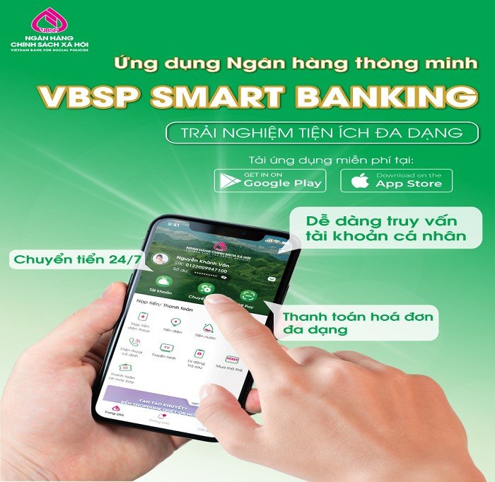 Ngân hàng Chính sách xã hội huyện Phú Riềng triển khai dịch vụ Mobile Banking