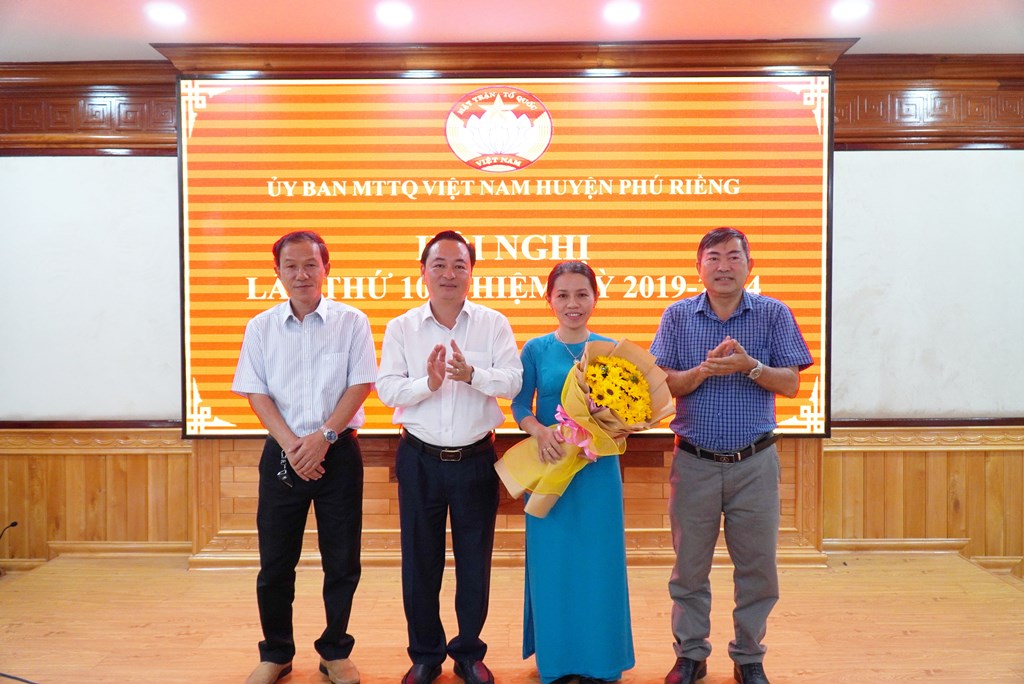 Ủy ban MTTQ Việt Nam huyện Phú Riềng tổ chức hội nghị lần thứ 10, nhiệm kỳ 2019 – 2024