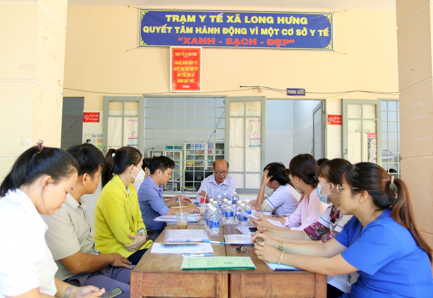 Phú Riềng: Giám sát Bộ tiêu chí Quốc gia về Y tế xã năm 2022