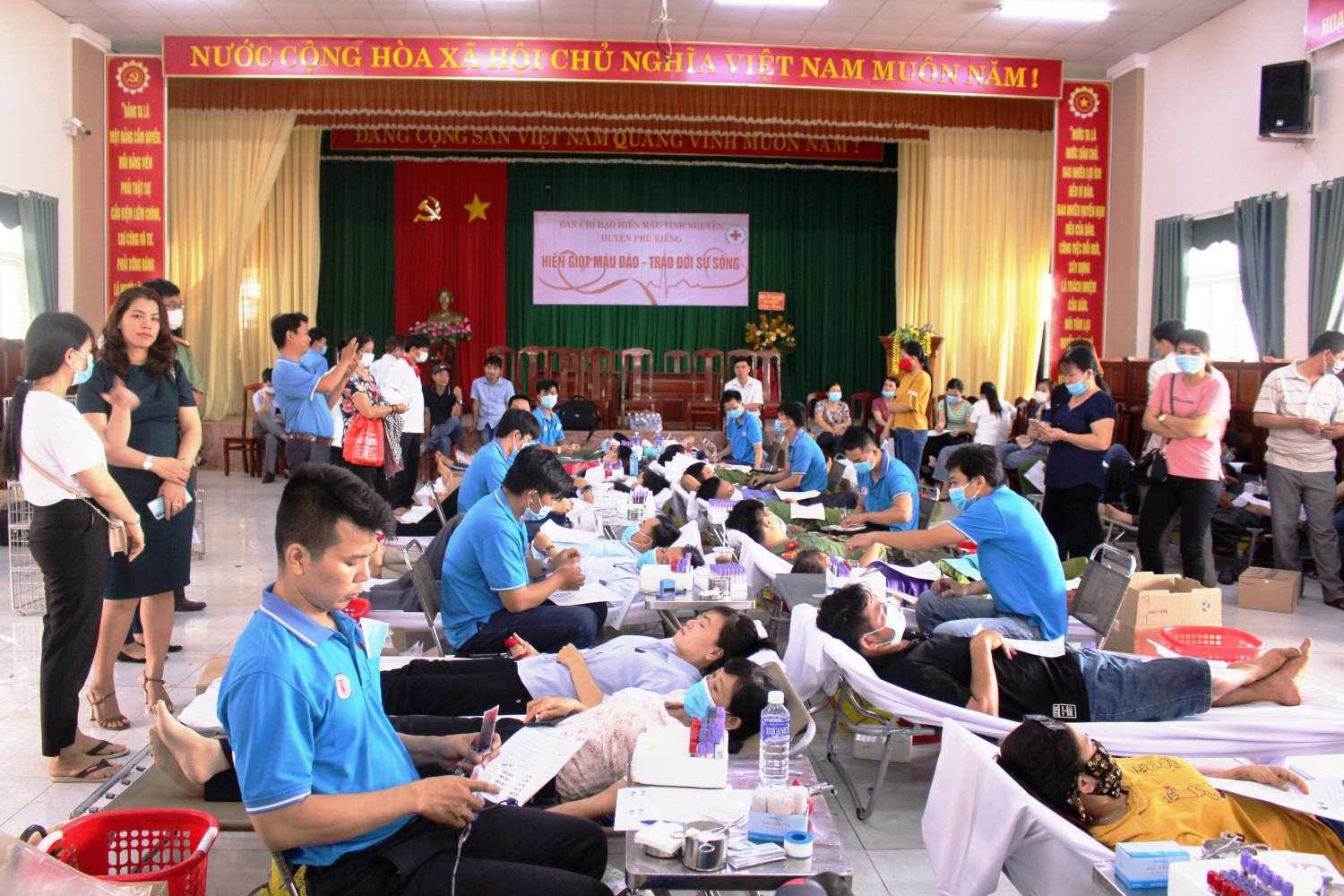Năm 2022, huyện Phú Riềng vận động hiến được 1.227 đơn vị máu.
