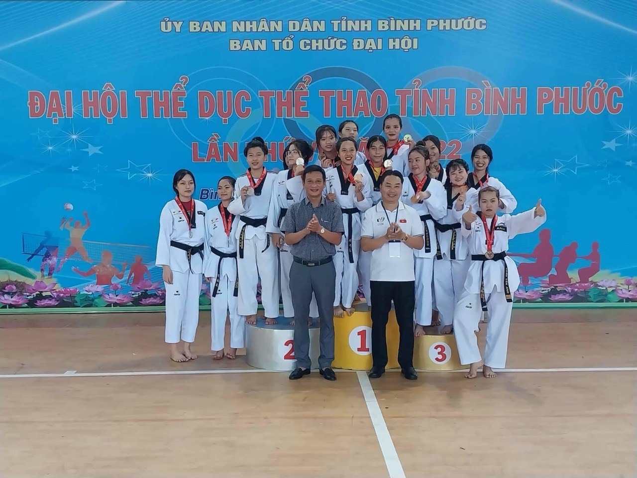 Huyện Phú Riềng đạt 22 huy chương tại Đại hội Thể dục Thể thao tỉnh Bình Phước