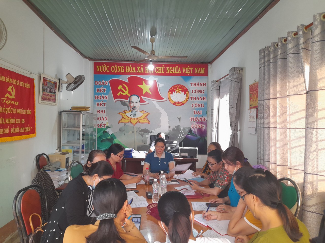 Hội Liên hiệp Phụ nữ xã Phú Riềng sơ kết công tác Hội và phong trào phụ nữ quý III năm 2022