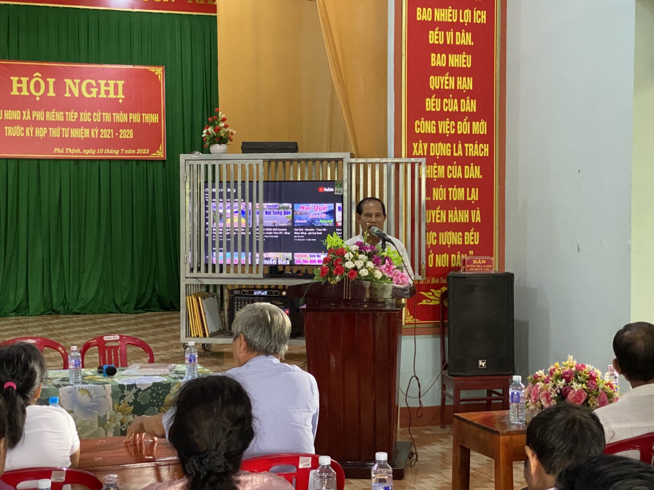 Đại biểu HĐND xã Phú Riềng tiếp xúc cử tri sau kỳ họp thứ 4 Khóa XII, nhiệm kỳ 2021 – 2026