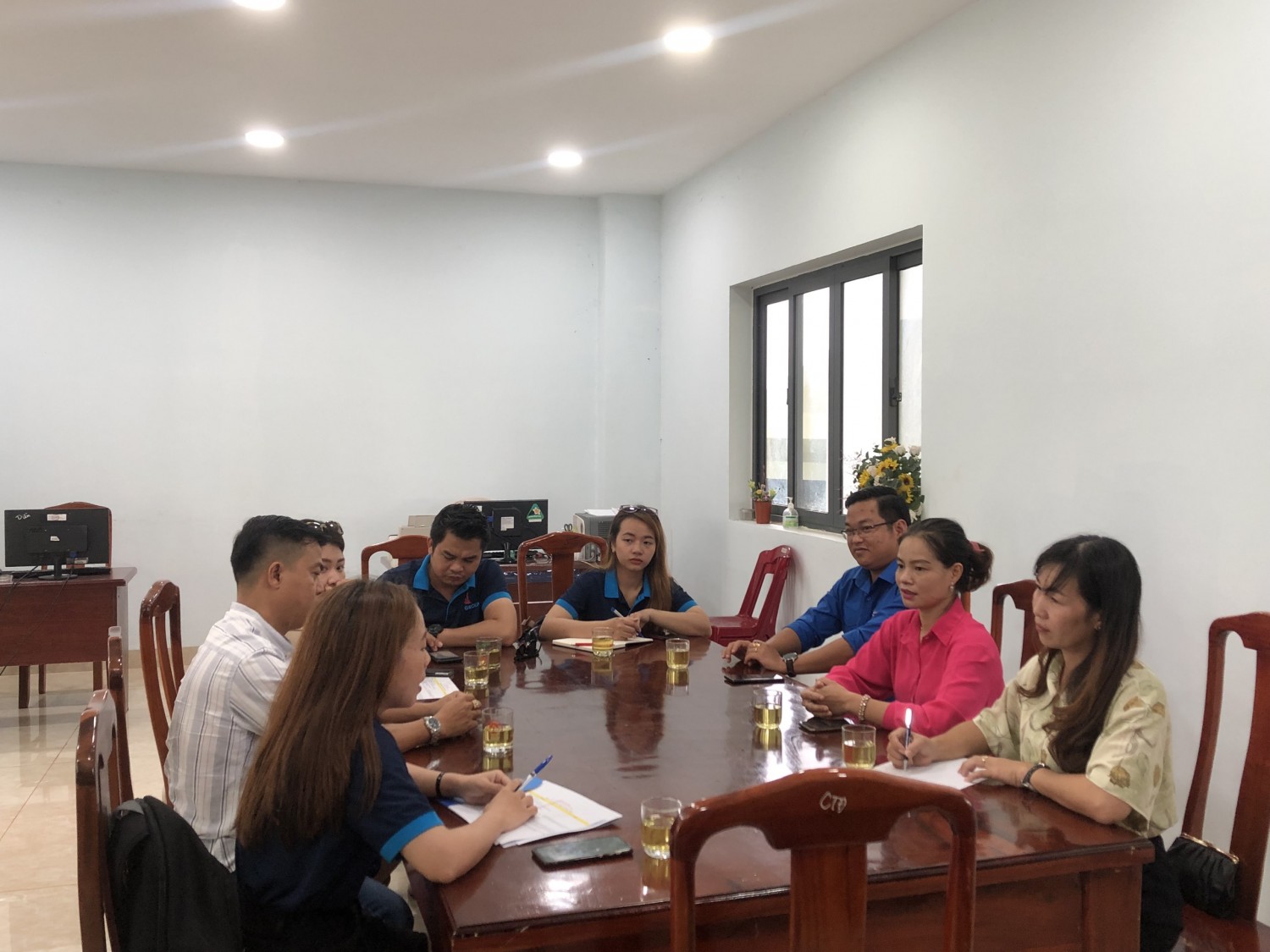 Khảo sát địa điểm chuẩn bị cho công tác tổ chức hoạt động Đêm hội trung thu năm 2022 tại xã Phước Tân