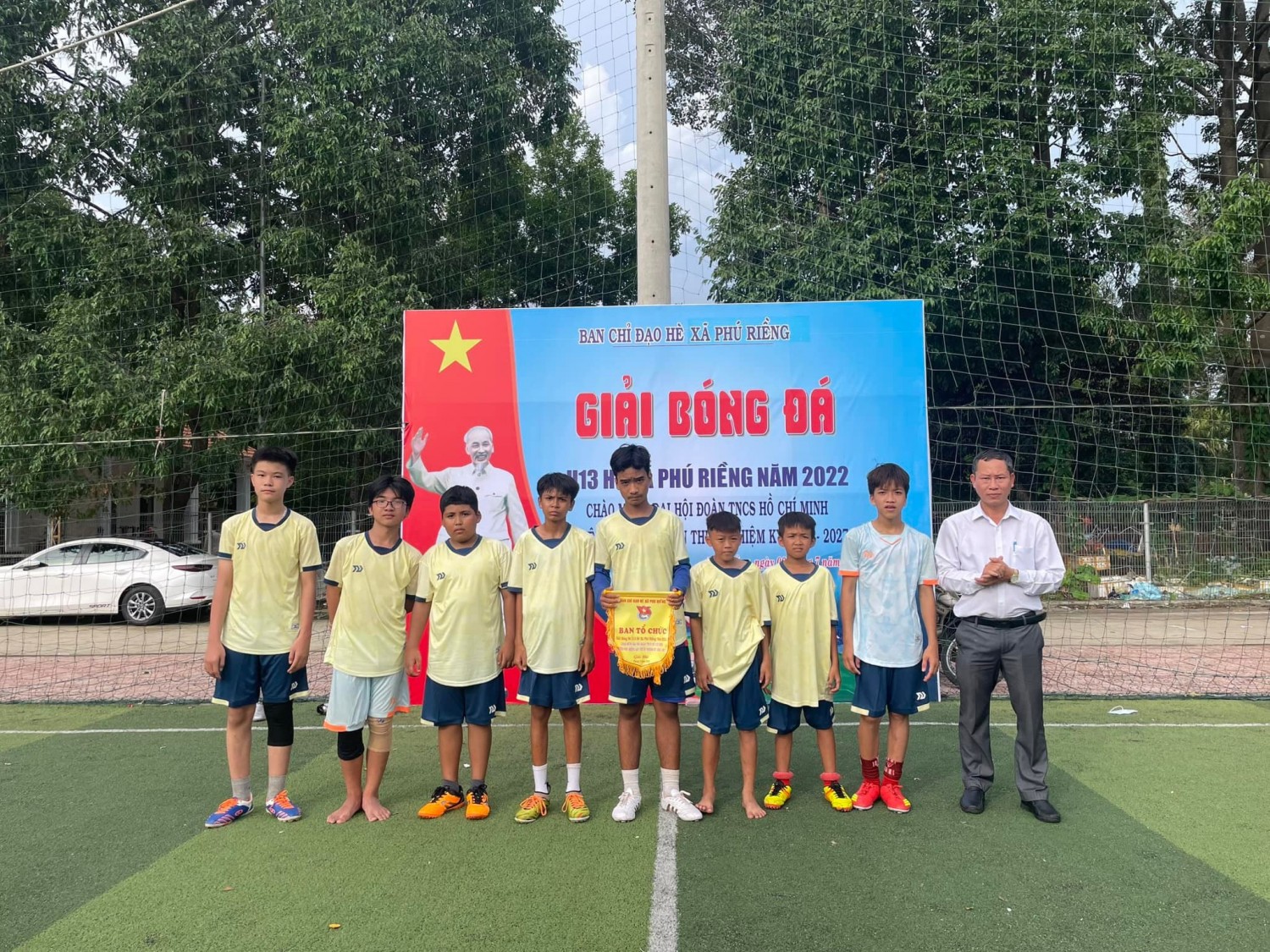 Xã Phú Riềng tổ chức “Giải bóng đá thiếu niên, nhi đồng xã Phú Riềng năm 2022”