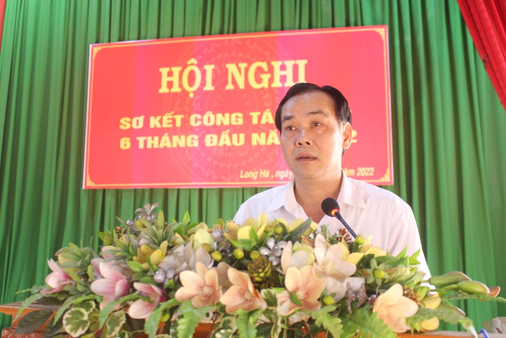 Long Hà tổ chức hội nghị sơ kết công tác Đảng 6 tháng đầu năm