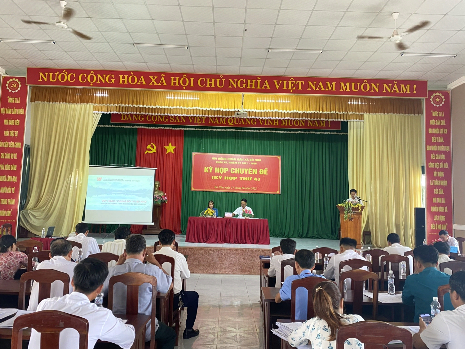Hội đồng nhân dân xã Bù Nho thông qua đề án Quy hoạch chung đô thị Bù Nho
