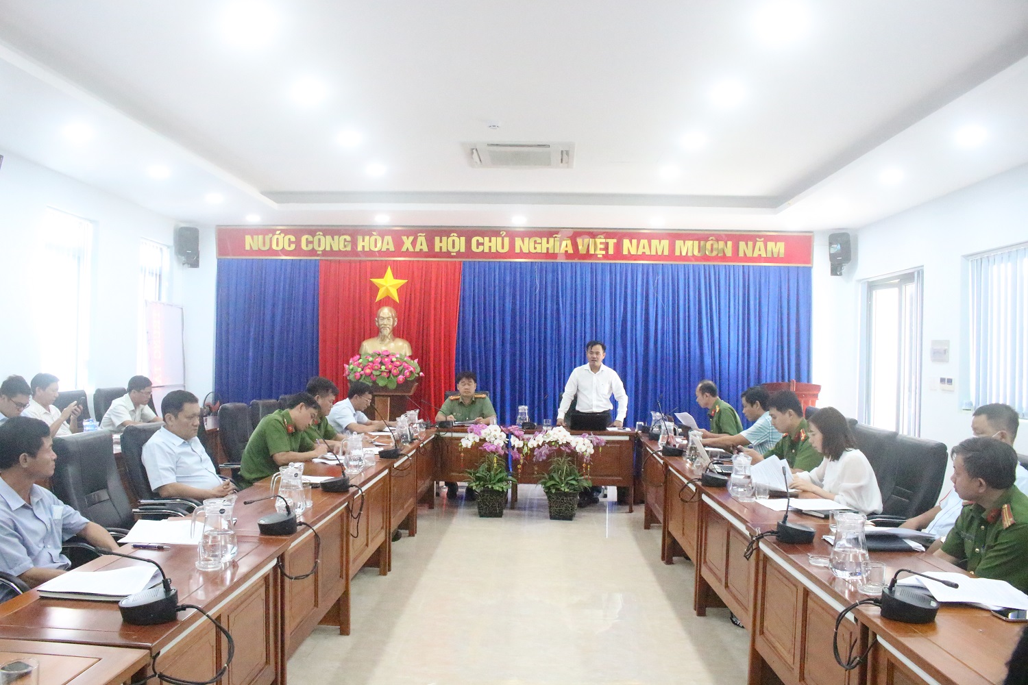 Kiểm tra công tác triển khai đề án 06/CP tại huyện Phú Riềng.