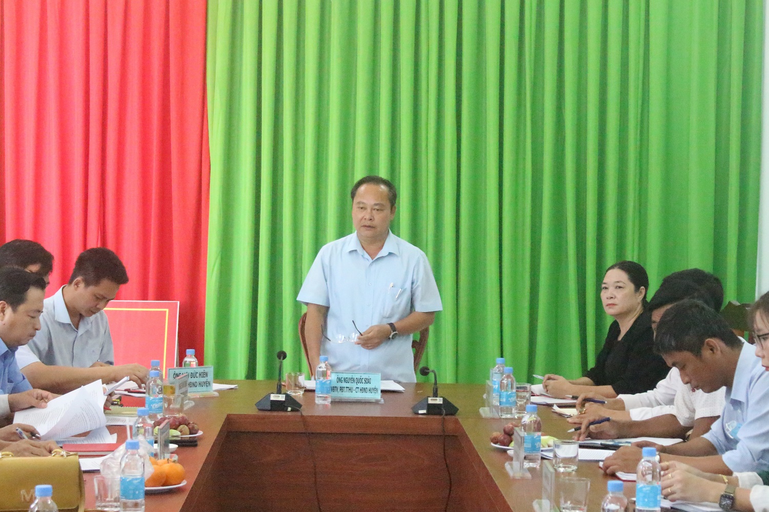 HĐND huyện giám sát tình hình phát triển KT-XH, QP-AN trên địa bàn xã Long Bình.