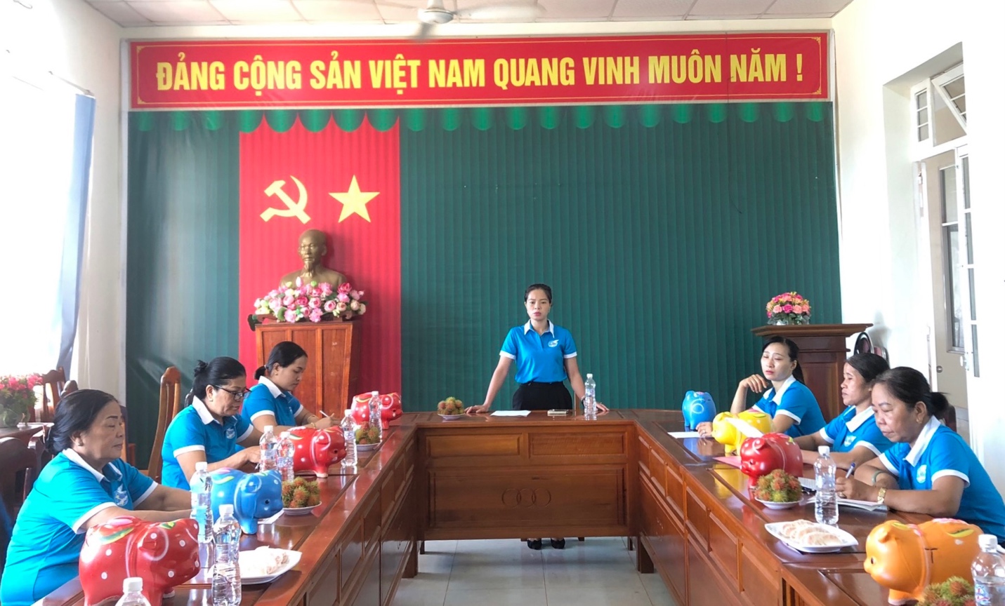 Hội LHPN huyện kiểm tra hoạt động công tác hội phụ nữ xã Bù Nho 6 tháng đầu năm 2022.