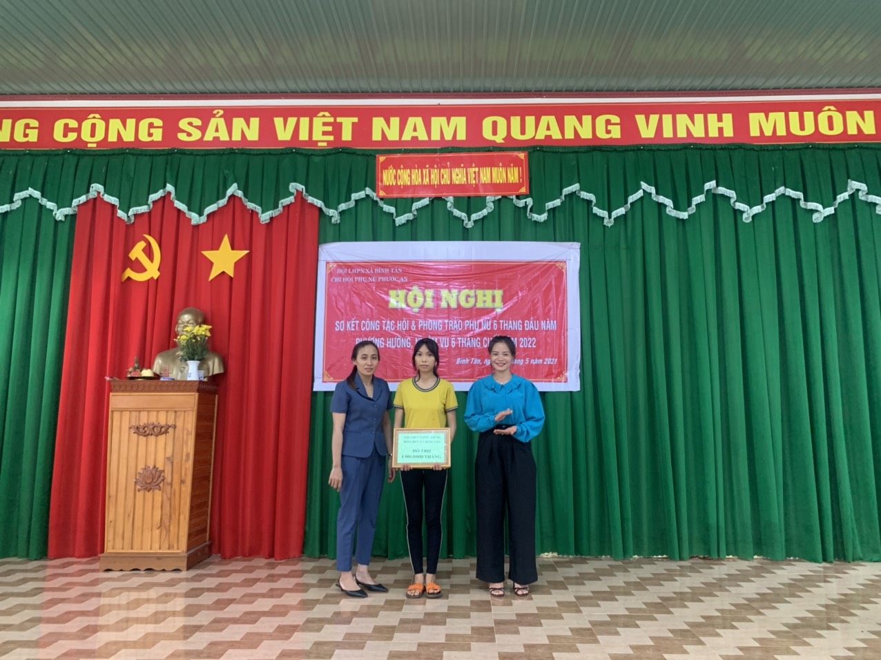 Chi hội phụ nữ thôn Phước An, xã Bình Tân tổ chức sơ kết hoạt động công tác Hội và phong trào phụ nữ 06 tháng đầu năm 2022