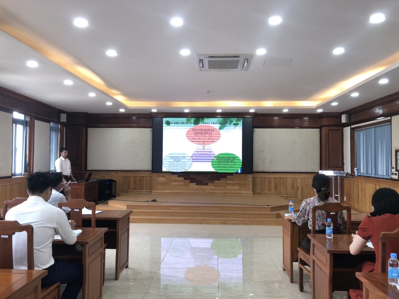 Trung tâm Chính trị huyện Phú Riềng tổ chức thao giảng, sinh hoạt chuyên môn quý I năm 2022