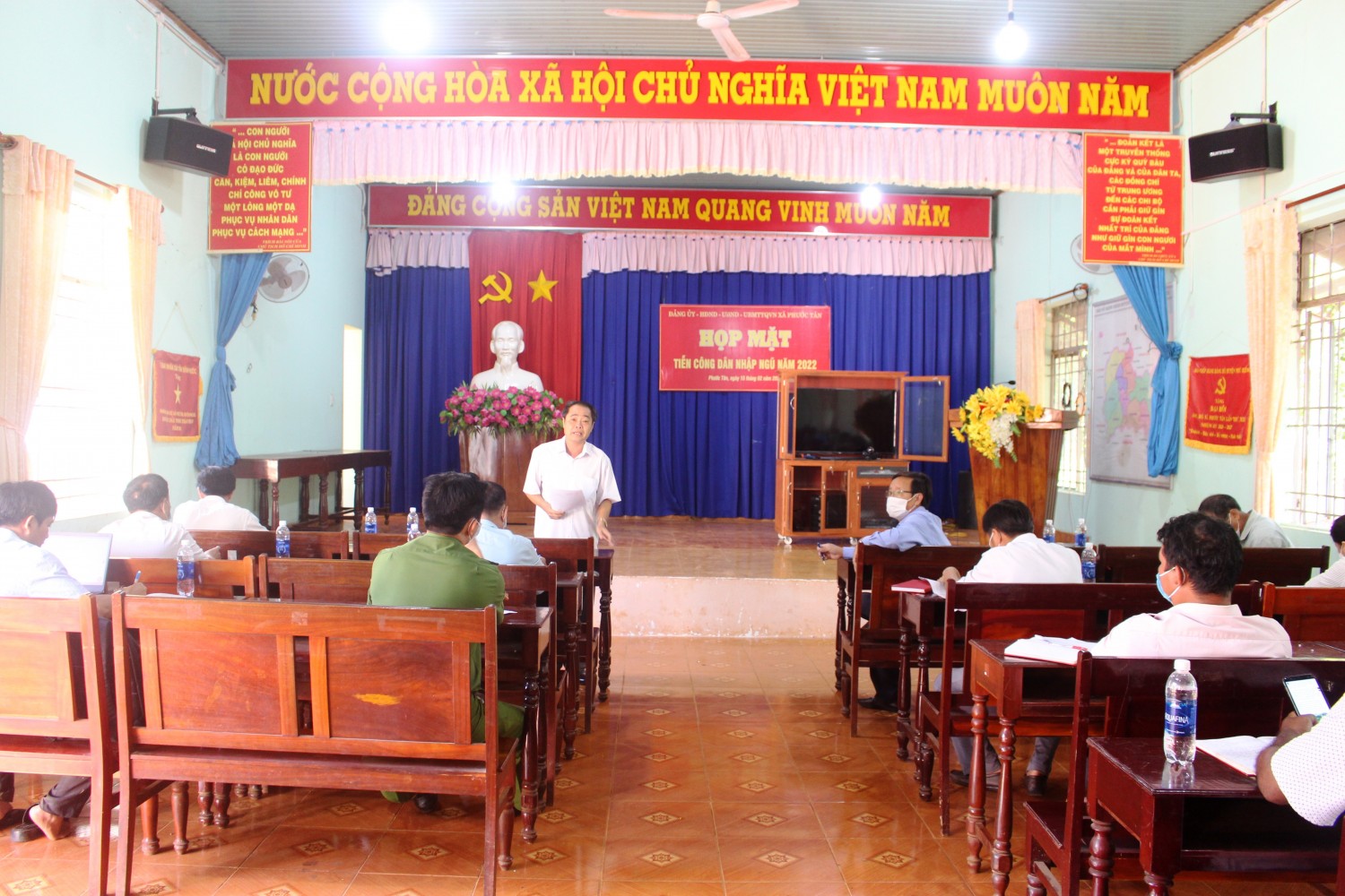 Hội nghị Ban chấp hành Đảng bộ xã Phước Tân