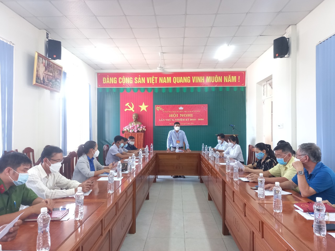 Ủy ban MTTQ Việt Nam xã Bù Nho tổ chức Hội nghị lần thứ 6 nhiệm kỳ 2019-2024.