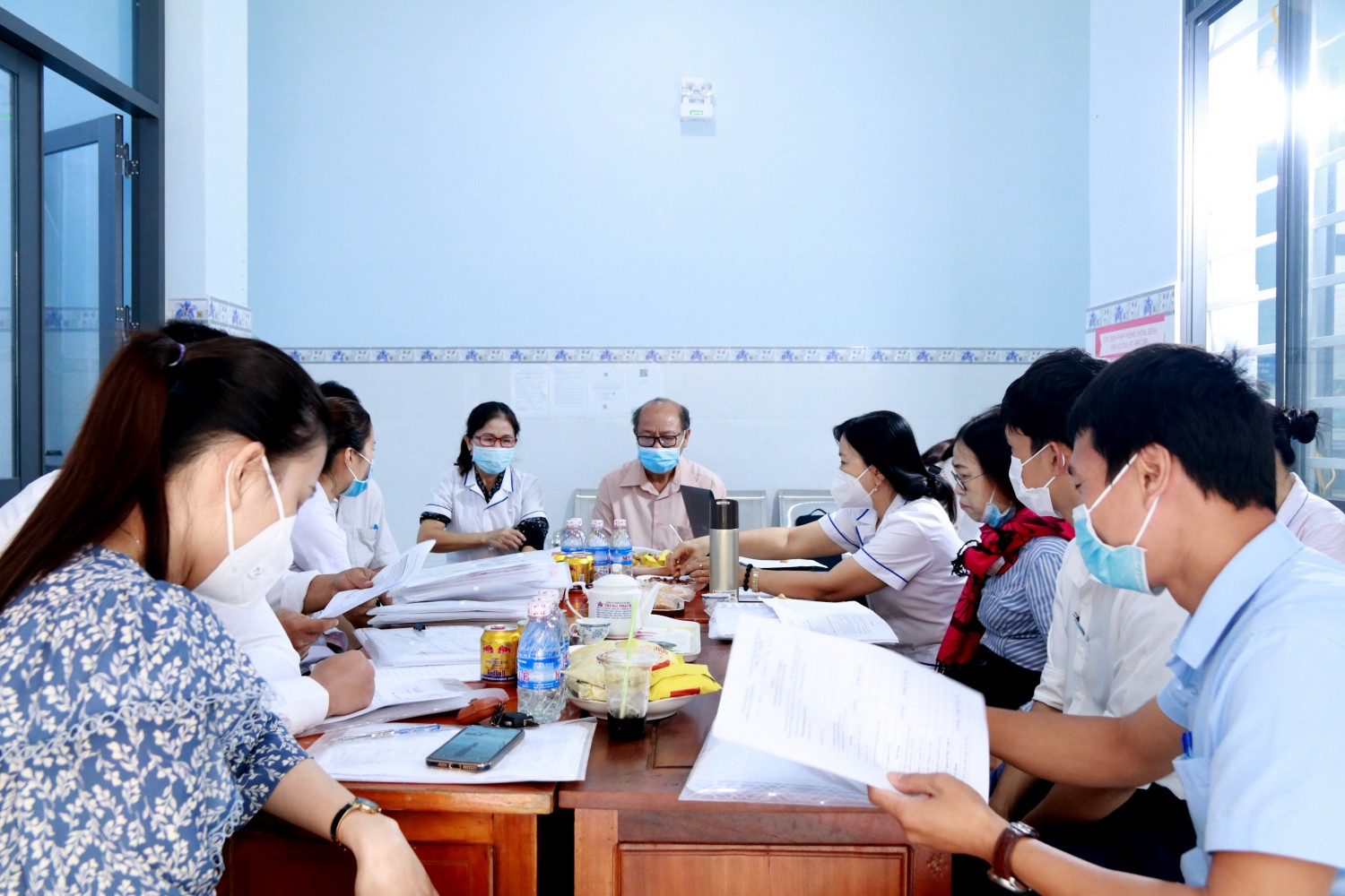 Phú Riềng giám sát việc thực hiện Bộ tiêu chí Quốc gia về Y tế xã năm 2021