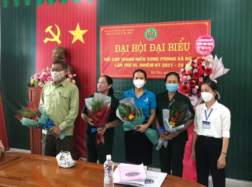 Đại hội Hội Cựu Thanh niên xung phong xã Bù Nho lần thứ III, nhiệm kỳ 2021- 2026.