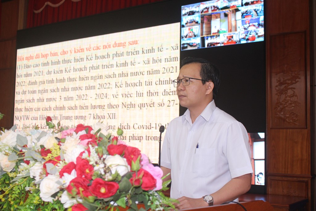 Huyện ủy Phú Riềng tổ chức hội nghị thông tin thời sự lần thứ II năm 2021