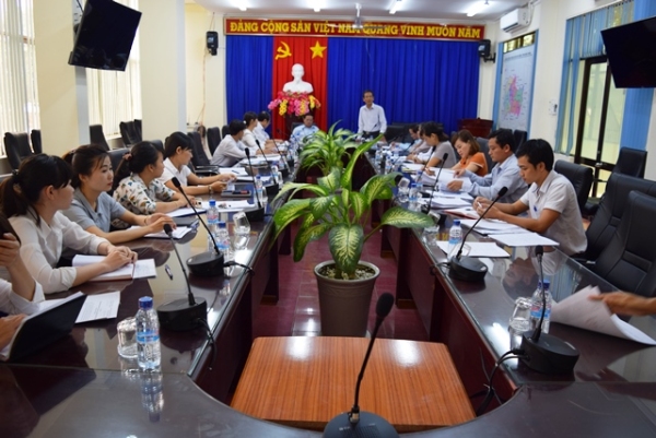 Ban Tuyên Giáo Tỉnh ủy khảo sát công tác Tuyên giáo huyện Phú Riềng