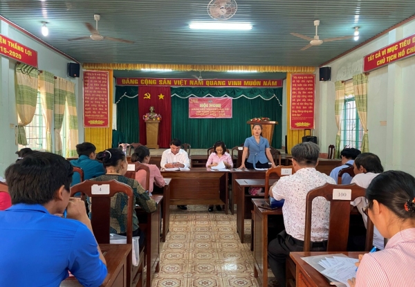 Phát huy vai trò các Tổ chức chính trị - xã hội trong việc chuyển tải nguồn vốn tín dụng chính sách xã hội trên địa bàn huyện Phú Riềng.