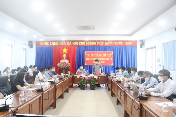 Sở Giáo dục và Đào tạo nắm bắt tình hình xây dựng trường đạt chuẩn quốc gia tại huyện Phú Riềng.