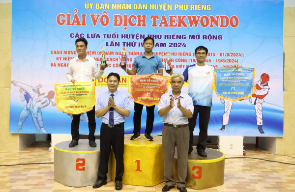 Bế mạc Giải vô địch Taekwondo các lứa tuổi huyện Phú Riềng mở rộng lần thứ IV, năm 2024.