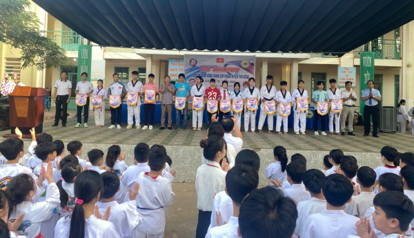 Giải Taekwondo chào xuân mở rộng tranh cúp Panda huyện Phú Riềng.