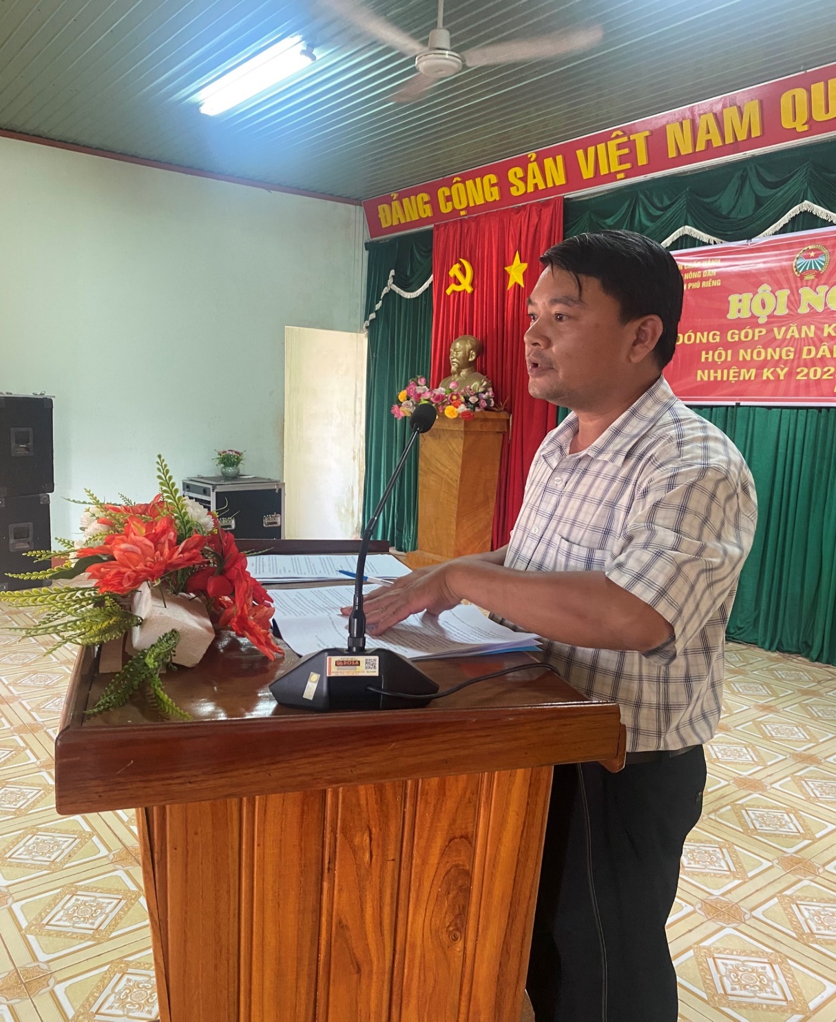 Hội nghị đào tạo Cán bộ kiêm nhiệm, phối hợp thực hiện Tín dụng chính sách năm 2023 tại xã Bình Tân