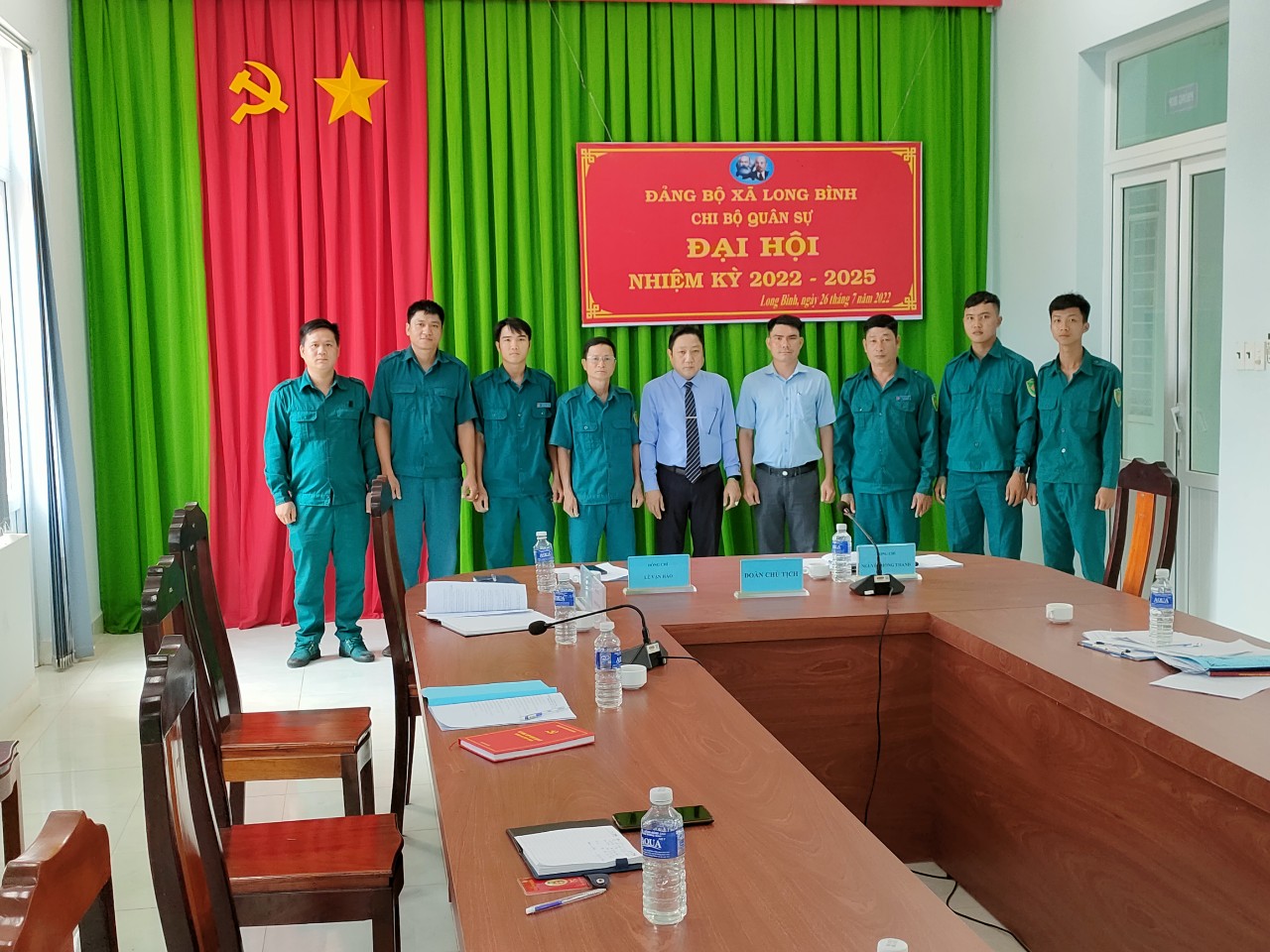 Chi bộ Quân sự xã Long Bình tổ chức Đại hội nhiệm kỳ 2022 – 2025
