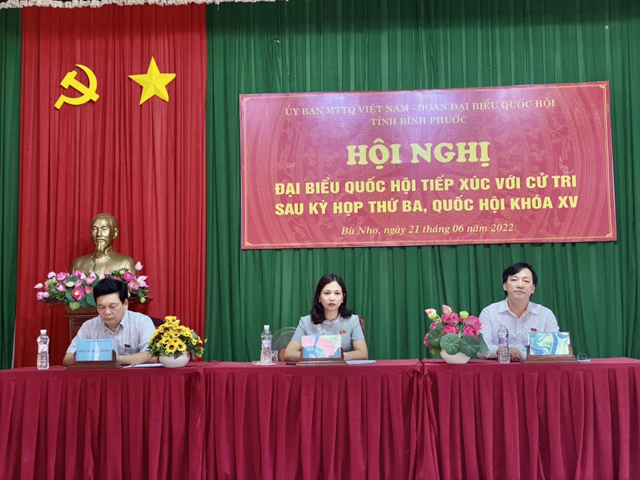 Đại biểu Quốc hội tỉnh Bình Phước tiếp xúc cử tri sau Kỳ họp thứ 3, Quốc hội khóa XV