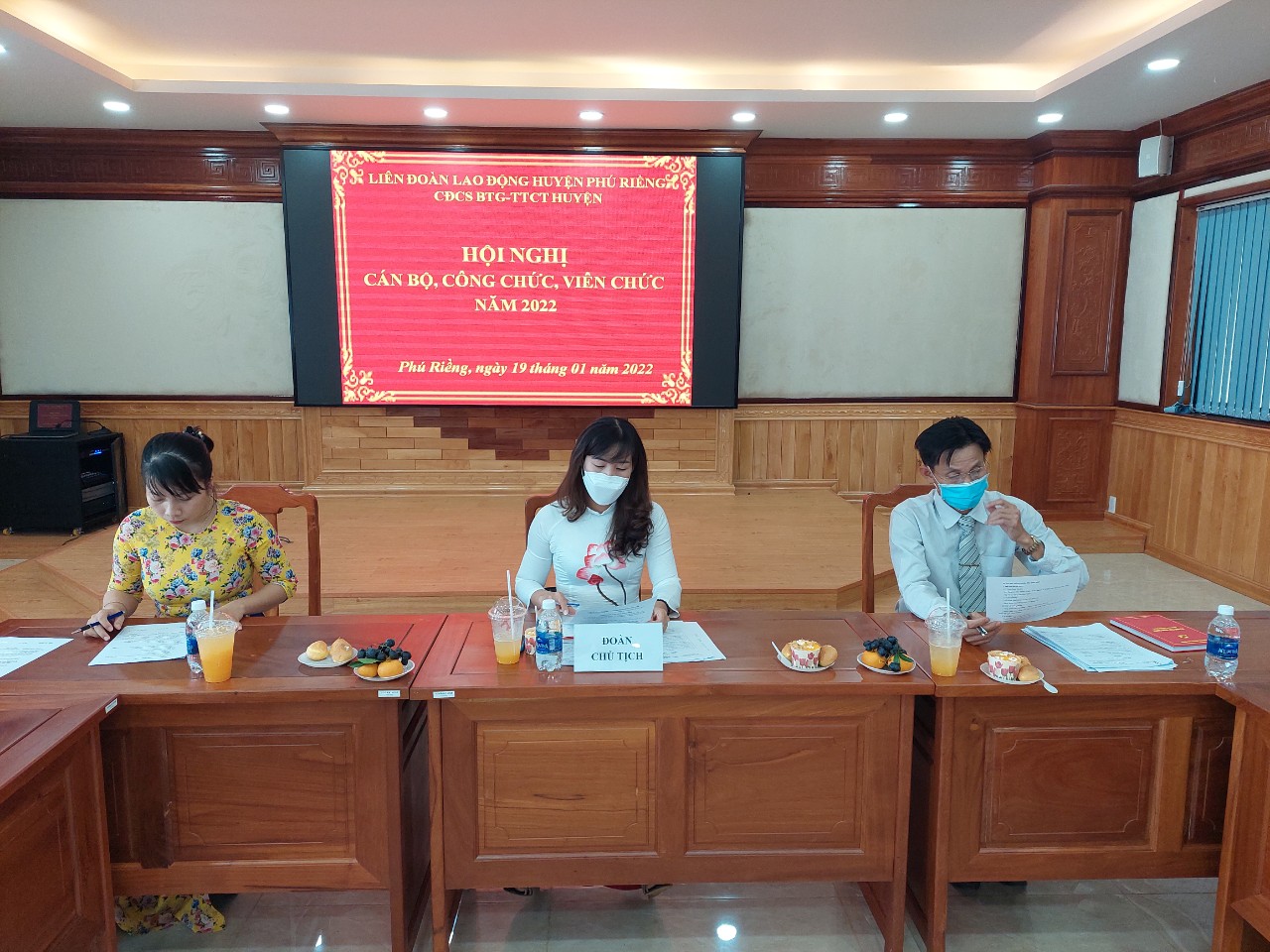 Hội nghị cán bộ, công chức, viên chức Ban Tuyên giáo – Trung tâm Chính trị huyện Phú Riềng năm 2022