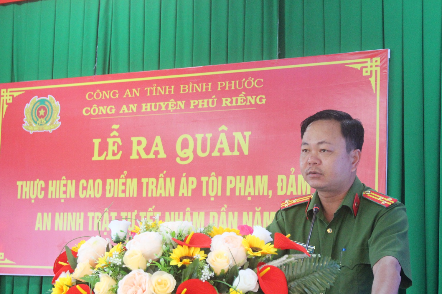 Phú Riềng ra quân tấn công trấn áp tội phạm dịp tết Nguyên đán Nhâm Dần 2022