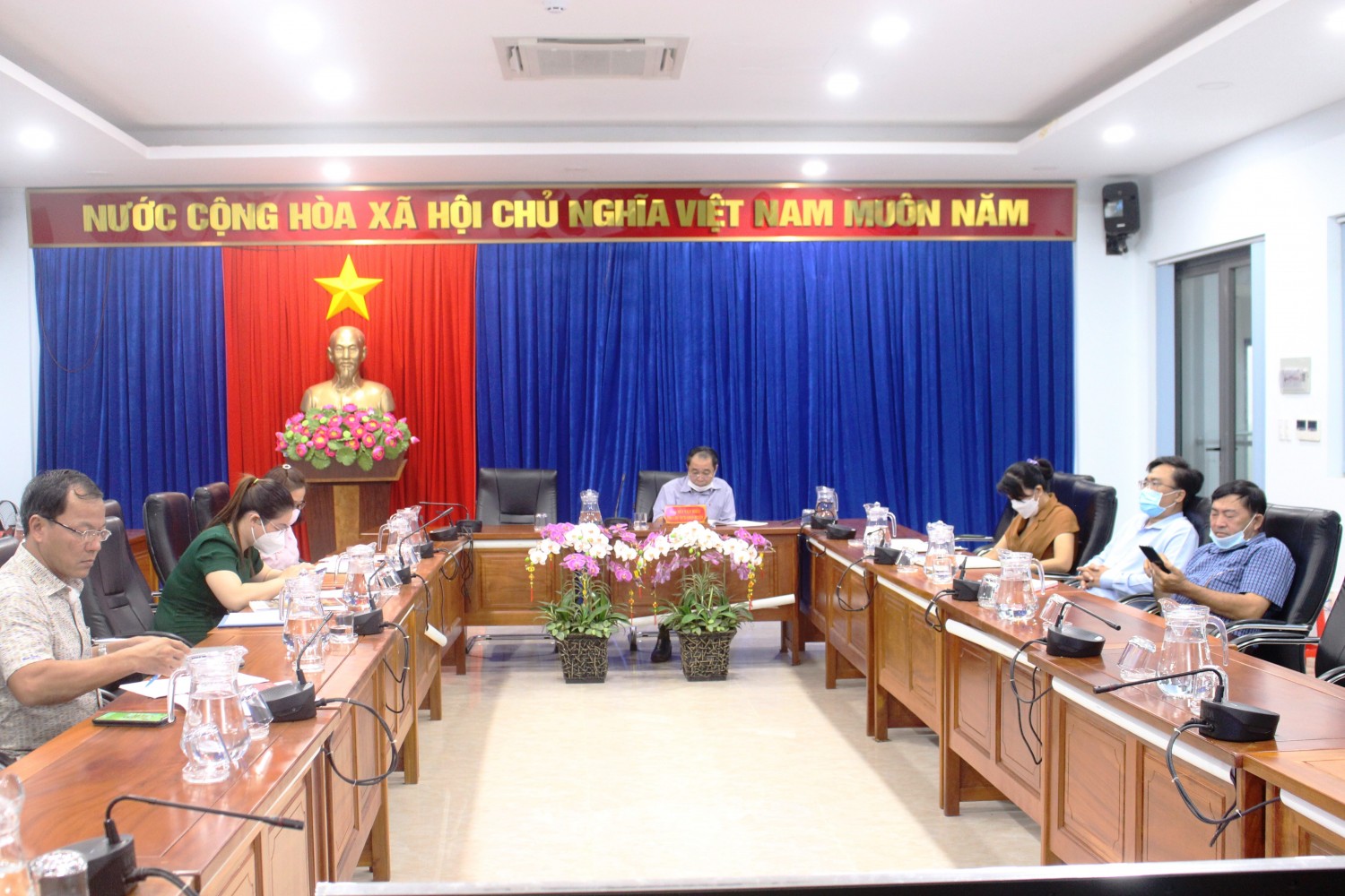 Phú Riềng tham dự hội nghị trực tuyến các chương trình phát triển kinh tế - xã hội vùng đồng bào dân tộc thiểu số, miền núi và biên giới